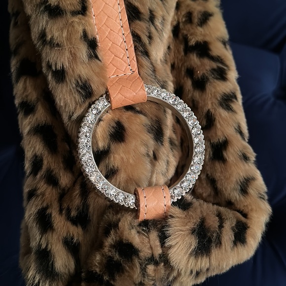 Raviani Leopard and Rhinestone Bag - Picture 6 of 7